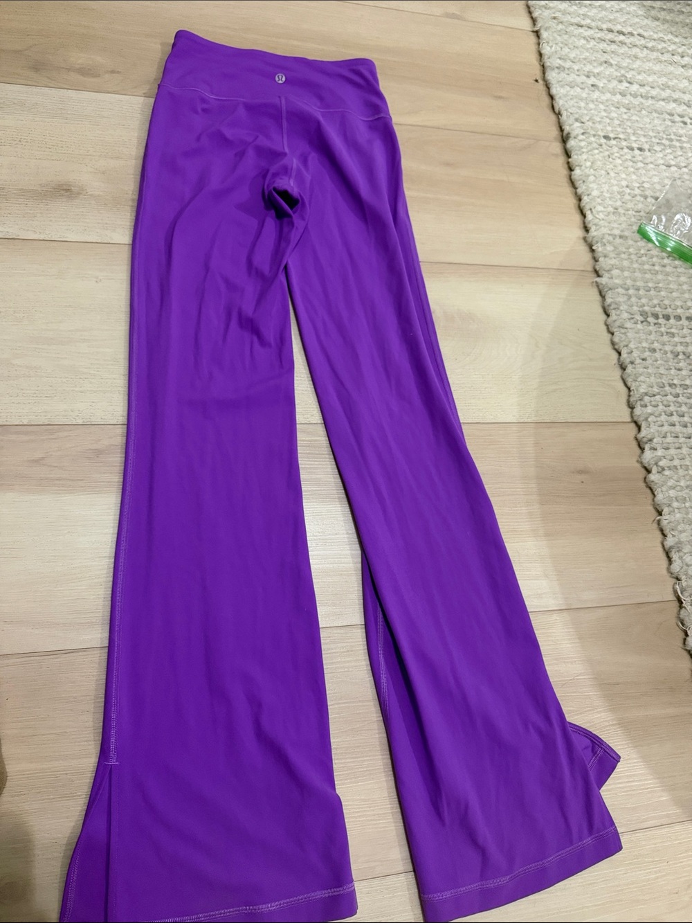 lululemon athletica Bright Purple Flare Leg Yoga Pants size 4